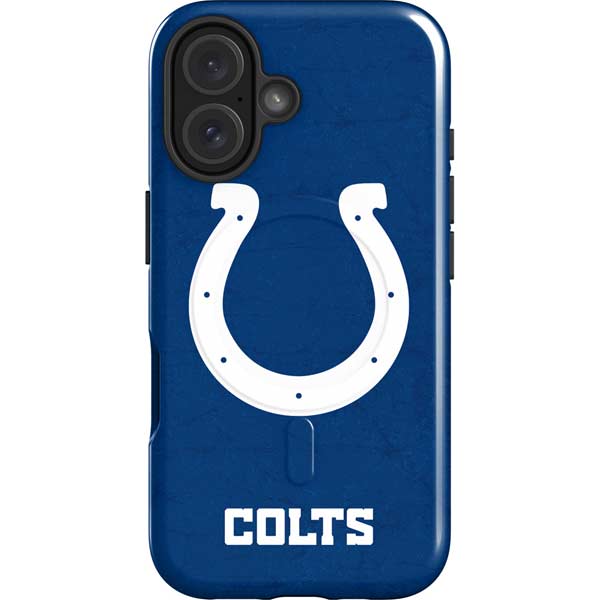 NFL Indianapolis Colts Distressed iPhone 16 Magsafe Impact Case