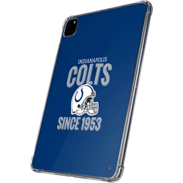 NFL Indianapolis Colts Helmet iPad Pro 11in (2024) Clear Case
