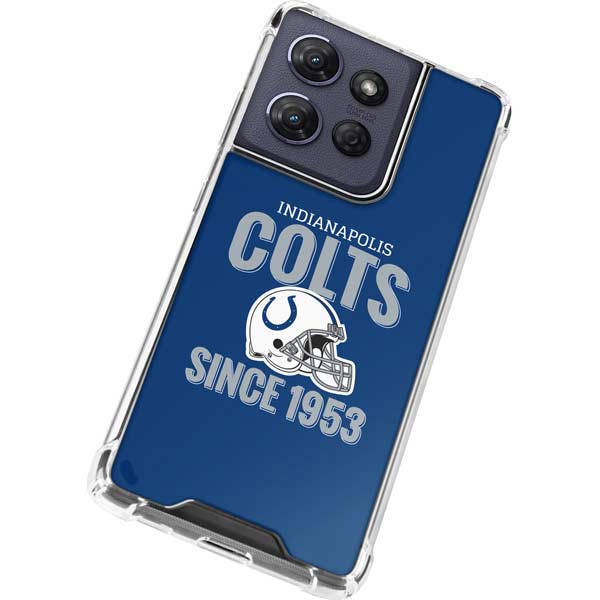NFL Indianapolis Colts Helmet Moto G 5G (2025) Clear Case