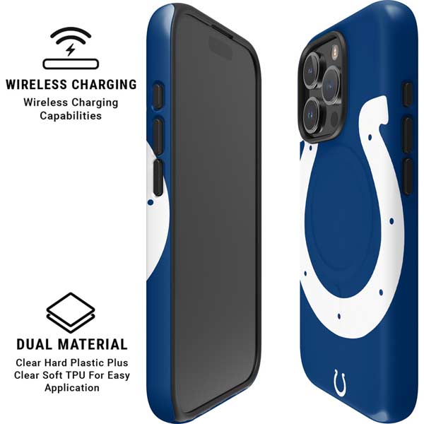 NFL Indianapolis Colts Large Logo iPhone 16 Pro Magsafe Impact Case