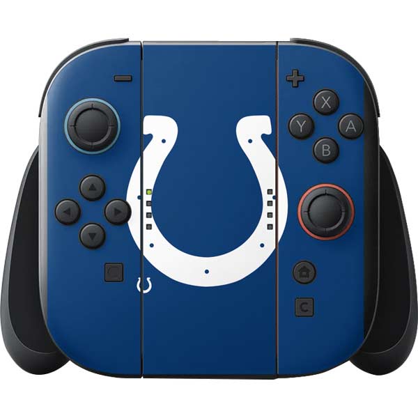 NFL Indianapolis Colts Large Logo Nintendo Switch 2 (2025) with Joy-Con Skin