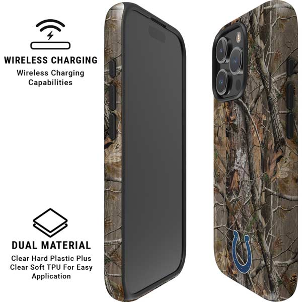 NFL Indianapolis Colts Realtree AP Camo iPhone 16 Pro Max Magsafe Impact Case