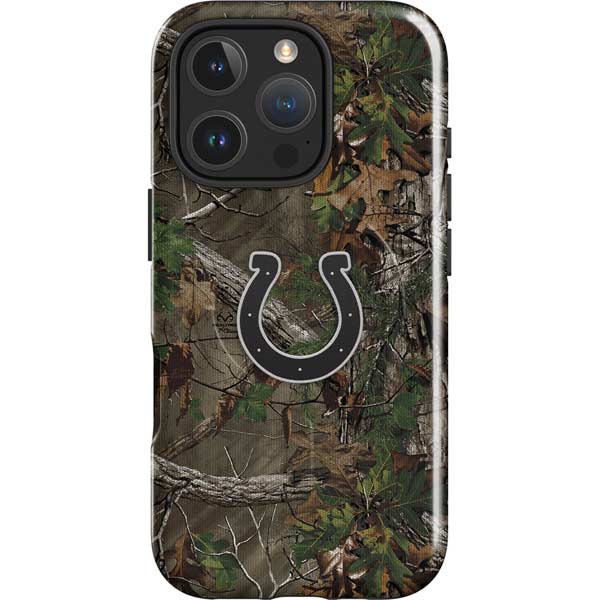 NFL Indianapolis Colts Realtree Xtra Green Camo iPhone 16 Pro Max Magsafe Impact Case