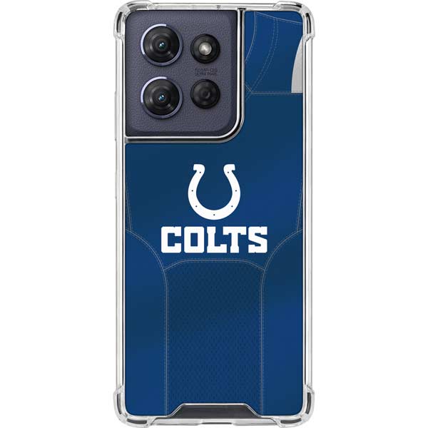 NFL Indianapolis Colts Team Jersey Moto G 5G (2025) Clear Case