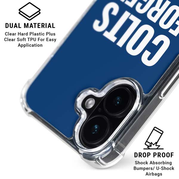 NFL Indianapolis Colts Team Motto iPhone 17 Clear Case
