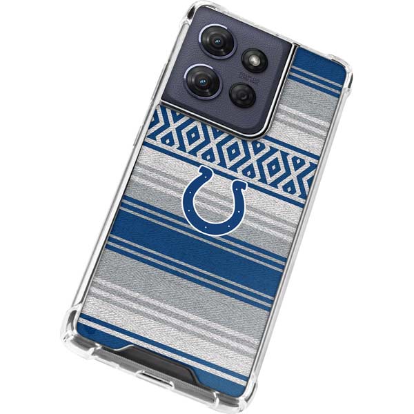 NFL Indianapolis Colts Trailblazer Moto G 5G (2025) Clear Case