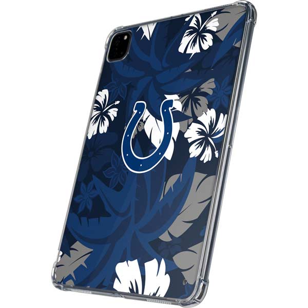 NFL Indianapolis Colts Tropical Print iPad Pro 11in (2024) Clear Case