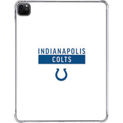 NFL Indianapolis Colts White Performance Series iPad Pro 11in (2024) Clear Case