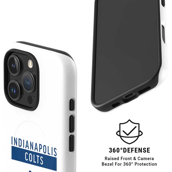 NFL Indianapolis Colts White Performance Series iPhone 16 Pro Max Magsafe Impact Case