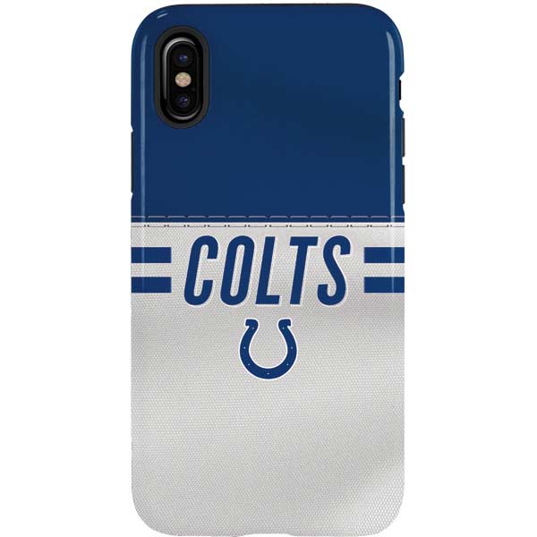 NFL Indianapolis Colts White Striped iPhone XS Pro Case