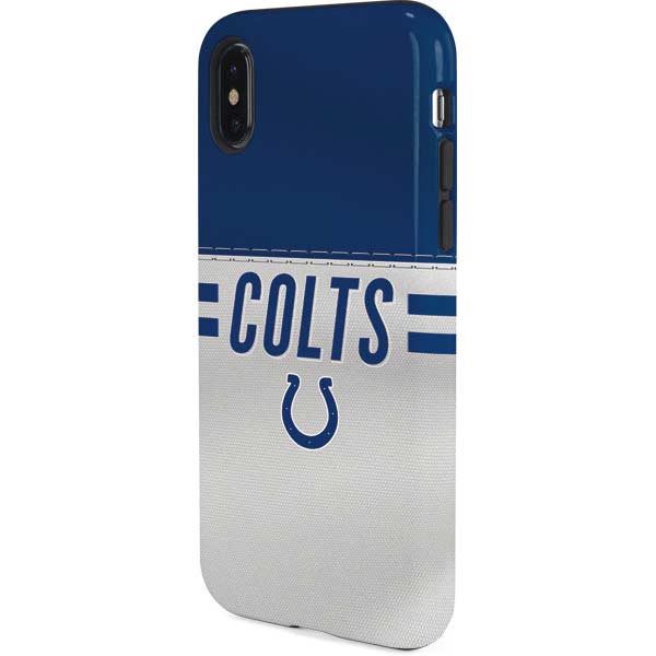 NFL Indianapolis Colts White Striped iPhone XS Pro Case