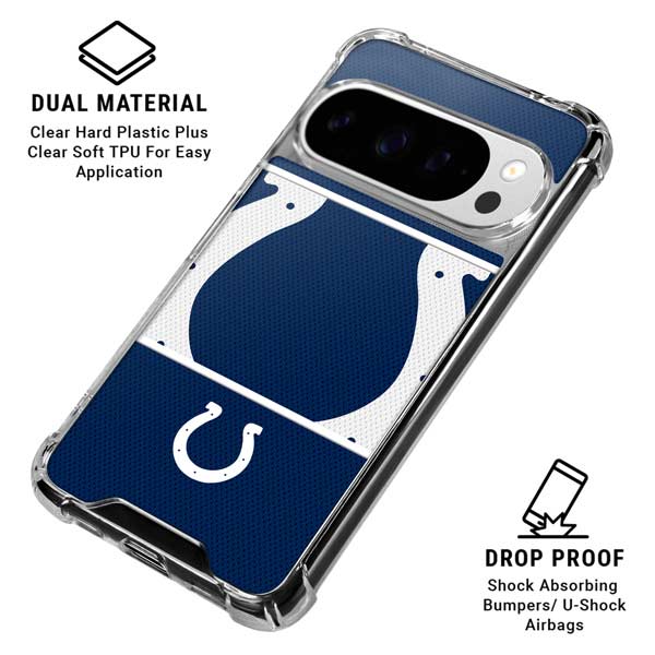 NFL Indianapolis Colts Zone Block Google Pixel 10 Pro Clear Case