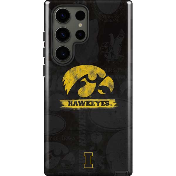 University of Iowa Hawkeyes Distressed Logo Galaxy S23 Ultra Pro Case