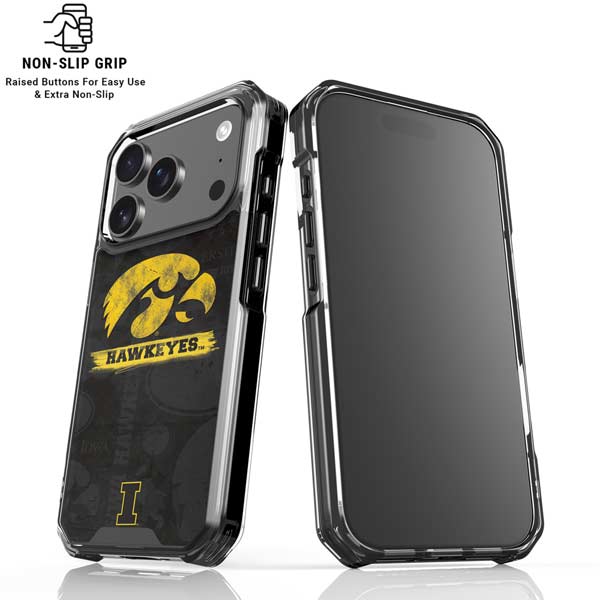 University of Iowa Hawkeyes Distressed Logo iPhone 17 Pro MagSafe Case