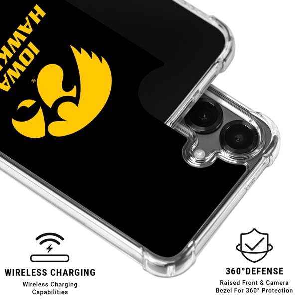 University of Iowa Hawkeyes Galaxy S26 Plus Clear Case