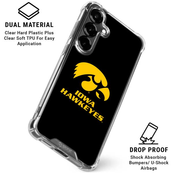University of Iowa Hawkeyes Galaxy S26 Plus Clear Case