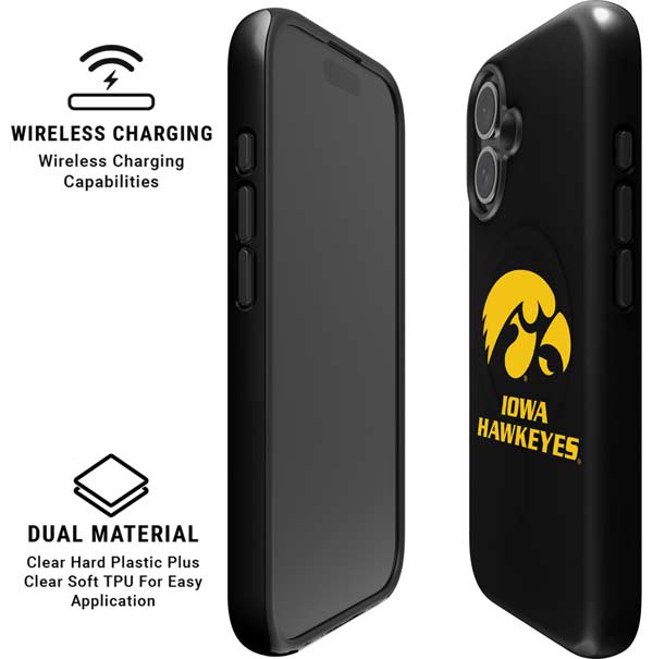 University of Iowa Hawkeyes iPhone 16 Magsafe Impact Case