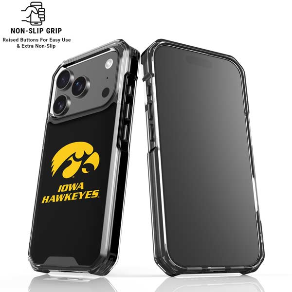 University of Iowa Hawkeyes iPhone 17 Pro Clear Case