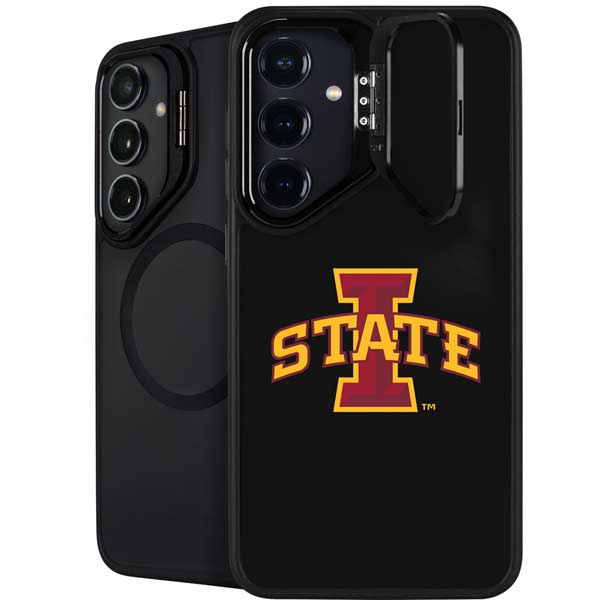 Iowa State University Primary Logo Black Galaxy S26 Plus Kickstand Case