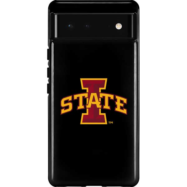 Iowa State University Primary Logo Black Pixel Cases