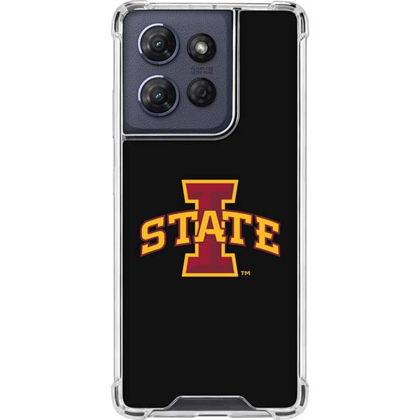 Iowa State University Primary Logo Black Moto G 5G (2025) Clear Case