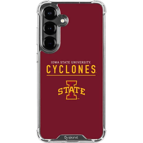 Iowa State University Athletic Text Galaxy S26 Plus Clear Case