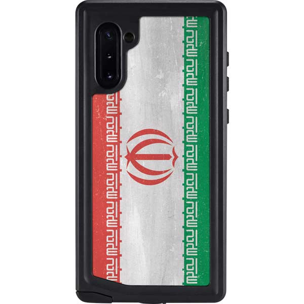 Iran Flag Distressed Galaxy Cases