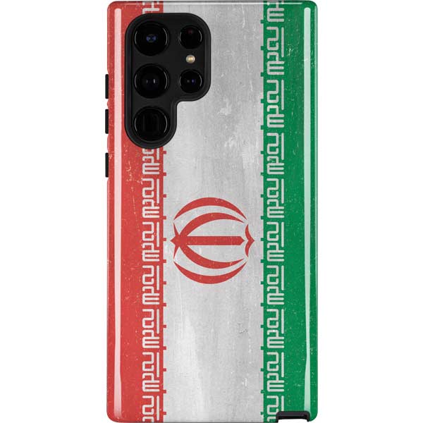 Iran Flag Distressed Galaxy Cases
