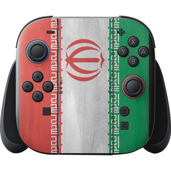 Iran Flag Distressed Nintendo Switch 2 (2025) with Joy-Con Skin