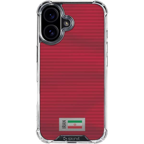 Iran Soccer Flag iPhone 17 Clear Case