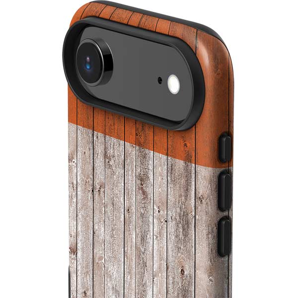 Ireland Flag Dark Wood iPhone 17 Air Impact Case