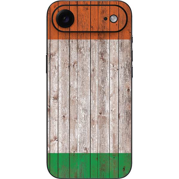 Ireland Flag Dark Wood iPhone 17 Air Skin
