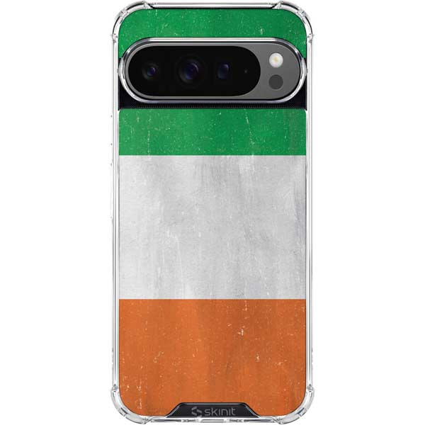 Ireland Flag Distressed Google Pixel 10 Pro Clear Case