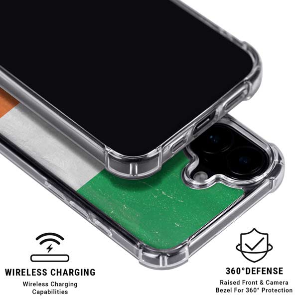 Ireland Flag Distressed iPhone 17 MagSafe Case