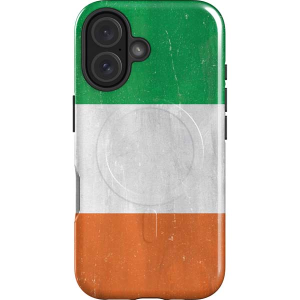 Ireland Flag Distressed iPhone 17 Magsafe Impact Case