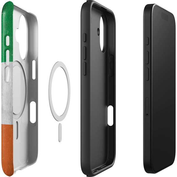 Ireland Flag Distressed iPhone 17 Magsafe Impact Case