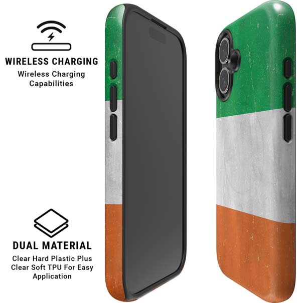 Ireland Flag Distressed iPhone 17 Magsafe Impact Case