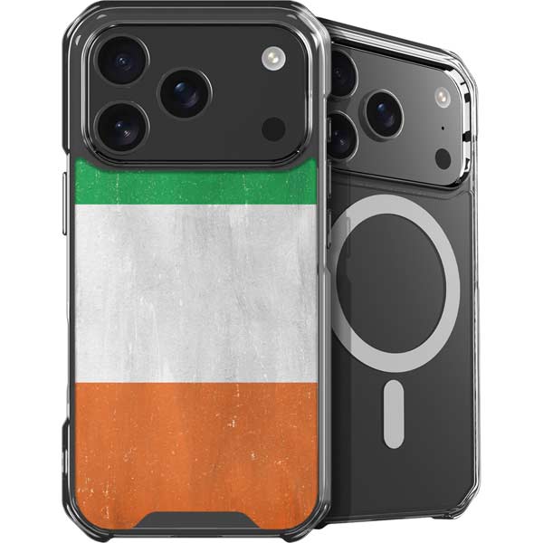 Ireland Flag Distressed iPhone 17 Pro Max MagSafe Case