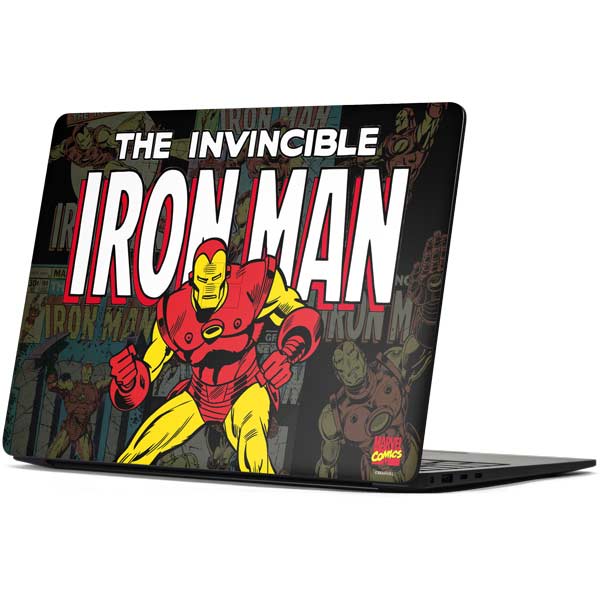 Marvel Classic Comics Iron Man Action Vintage Surface Laptop 7 13.8in Skin