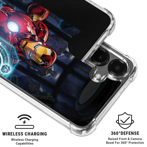 Marvel Iron Man New Armor Galaxy S26 Clear Case
