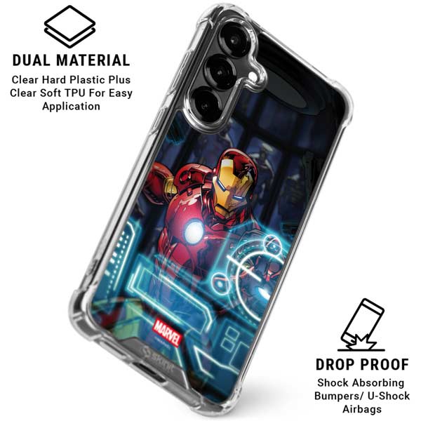 Marvel Iron Man New Armor Galaxy S26 Clear Case