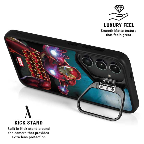 Marvel Iron Man Repulsor Blast Galaxy S26 Plus Kickstand Case
