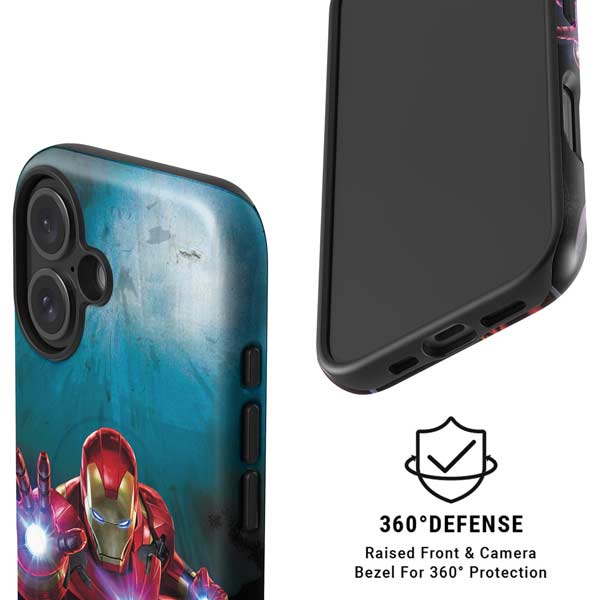 Marvel Iron Man Repulsor Blast iPhone 16 Magsafe Impact Case