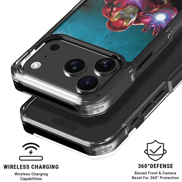 Marvel Iron Man Repulsor Blast iPhone 17 Pro Max MagSafe Case