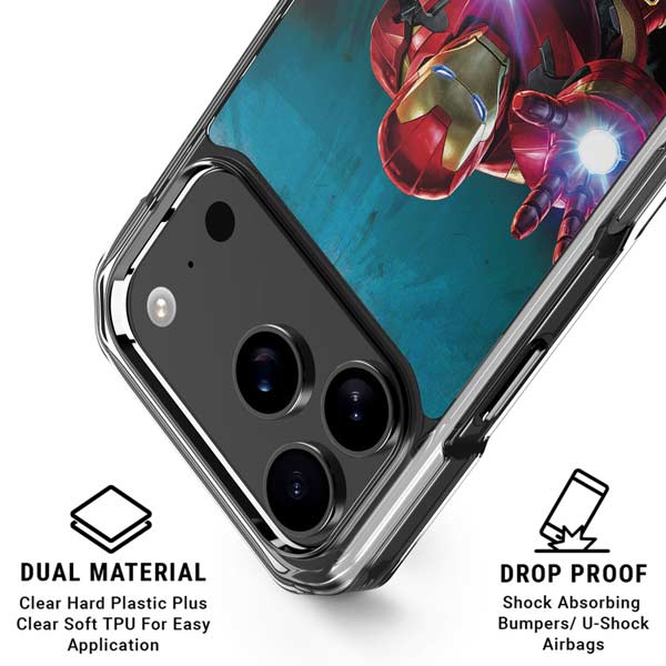 Marvel Iron Man Repulsor Blast iPhone 17 Pro Max MagSafe Case