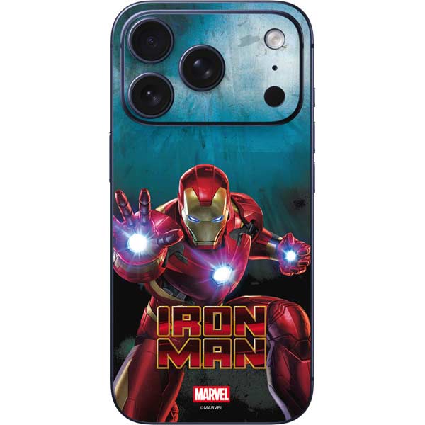Marvel Iron Man Repulsor Blast iPhone 17 Pro Max Skin