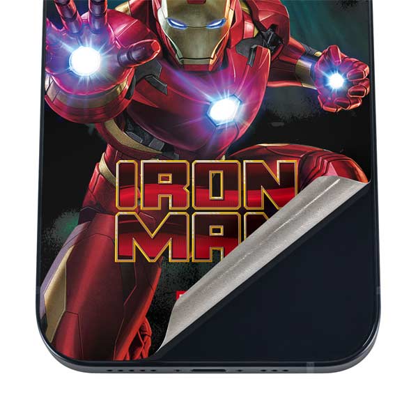 Marvel Iron Man Repulsor Blast iPhone 17 Pro Max Skin