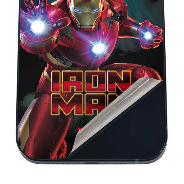 Marvel Iron Man Repulsor Blast iPhone 17 Pro Skin