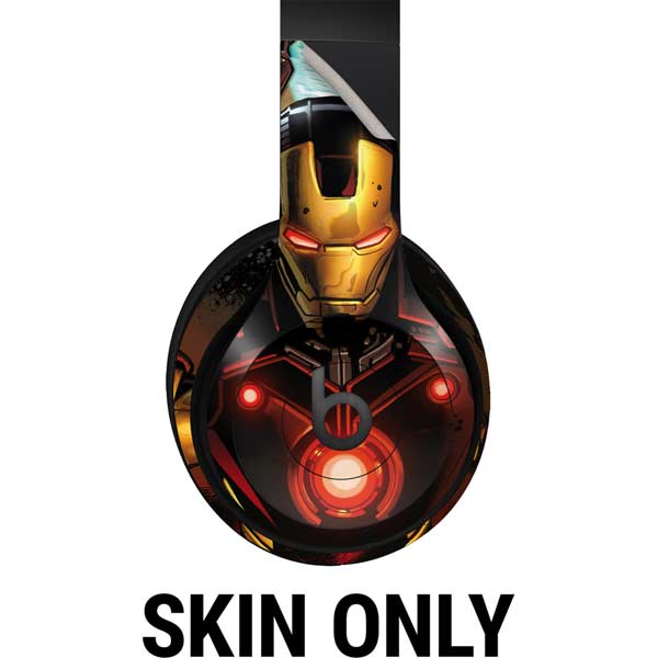 Marvel Iron Man Three Panel Beats Studio Pro Wireless Headphones Skin