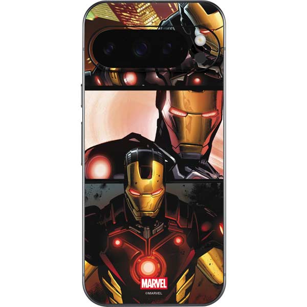 Marvel Iron Man Three Panel Google Pixel 10 Pro XL Skin